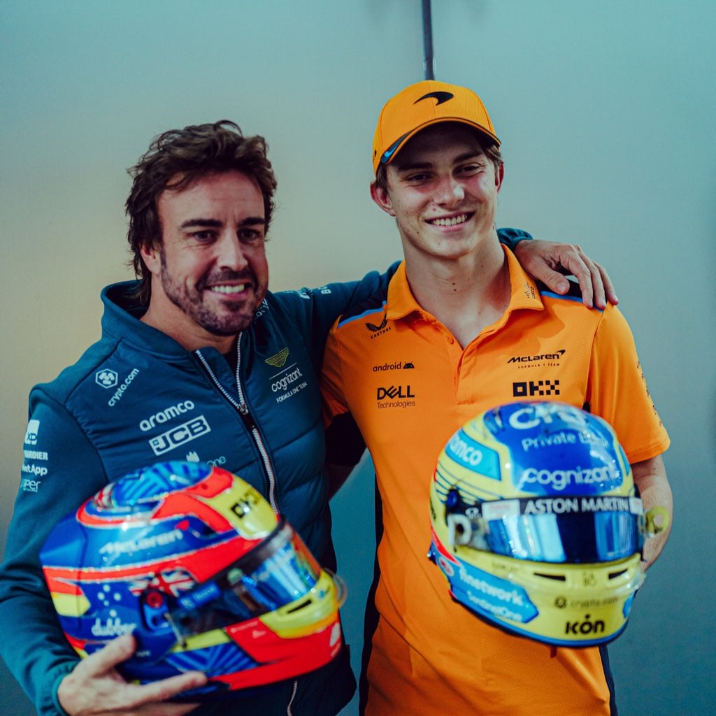 Alonso y Piastri.