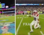 El espontáneo que saltó en mitad del Super Bowl saca el vídeo de cómo lo hizo y la treta para saltar se va a poner de moda en toda el mundo