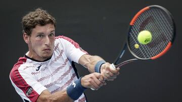 Pablo Carreño Busta en acción ante el canadiense Peter Polansky.