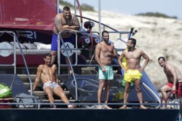 Cristiano Ronaldo disfruta de sus vacaciones en Ibiza