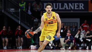 Nicolás Laprovittola durante un partido de Euroliga.