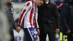 Simeone, pendiente de Giménez para el partido ante el Valencia