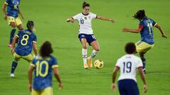 Estados Unidos 4 - 0 Colombia: Resultado, resumen y goles