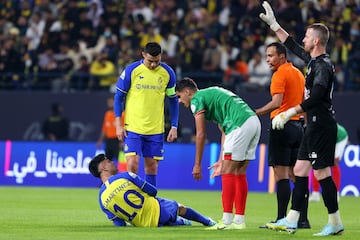 Cristiano Ronaldo y Pity Martínez.