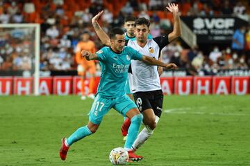 Lucas Vázquez y Hugo Duro.