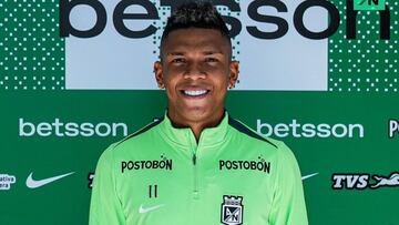 Billy Arce, extremo de Atlético Nacional