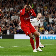 Resumen y goles del Tottenham Hotspur vs. Liverpool FC, jornada 7 de Premier League