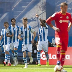Real Sociedad 2-1 Getafe: resumen, goles y resultado