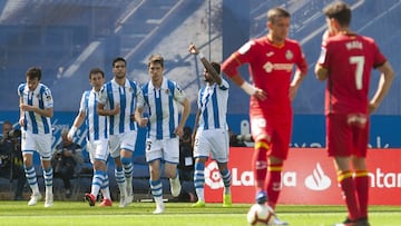 Real Sociedad 2-1 Getafe: resumen, goles y resultado