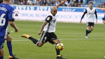 Simone Zaza marcó el primer gol en Mendizorroza.