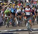 Bakelants gana la etapa con el aliento de Sagan en el cogote