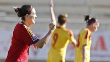 Ruth García, autora del gol de España.