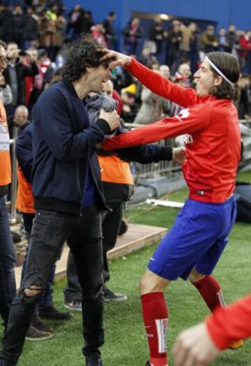 Tiago y Filipe Luis. 