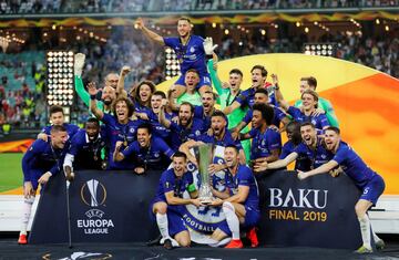 El Chelsea campeón de la Europa League.