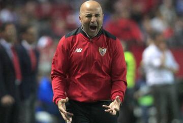 Jorge Sampaoli, entrenador del Sevilla.