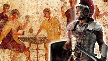 Juego de mesa de soldados del Imperio Romano