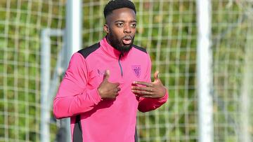 Iñaki Williams, en Lezama