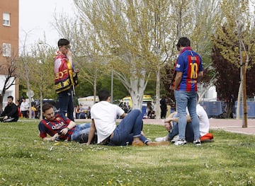 El ambiente previo de la final de Copa en las Fan Zones