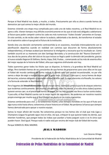 Las peñas de Madrid no pierden la fe ni en Liga ni en Champions