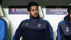 EN EL BANQUILLO. Isco ha sido un habitual en el banquillo madridista en este inicio de temporada.