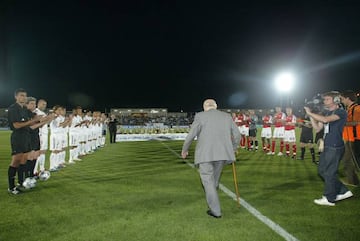 The man himself | 09/05/06 the inauguration of the Estadio Alfredo DiStefano as Real Madrid played Stade de Reims in a friendly.