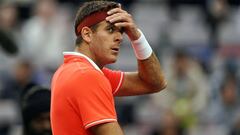 Del Potro sigue siendo duda para jugar el Mutua Madrid Open