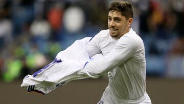 Valverde celebra el 2-3.