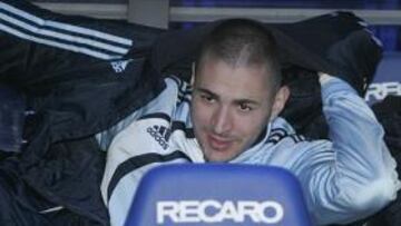 Benzema volvió a verse relegado al banquillo en el partido contra el Mallorca.