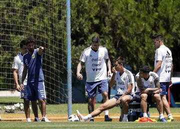 Así fue la práctica de la Selección antes de jugar contra México