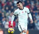 Besiktas de Medel alcanza la punta en Turquía