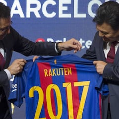 Oficial: Rakuten patrocinará al Barça hasta 2021 por 220M€