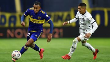 El extremo colombiano llegó en 2018 a Boca Juniros.