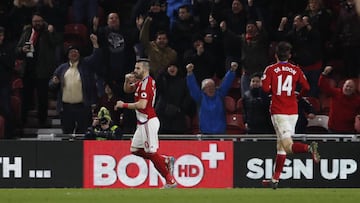 Negredo marca un gol y el 'Boro' de Karanka pasa de ronda