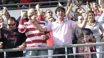 <b>CASI LLENO. </b>Luis Enrique y sus pupilos, a los que Guardiola tiene muy en cuenta, provocarán una gran entrada en Los Cármenes.