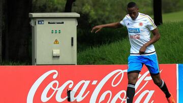 Yerry Mina actual defensa del Palmeiras de Brasil.