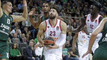 Baskonia y Zalgiris, durante un partido del año pasado