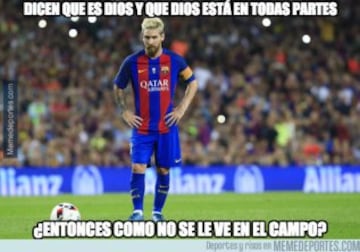 Los mejores memes del PSG-Barcelona