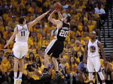 Manu Ginobili y Klay Thompson.