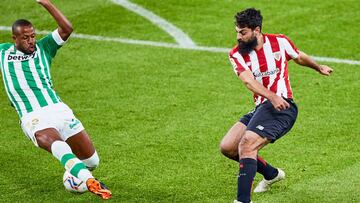 Asier Villalibre fue una pesadilla ante el Betis.