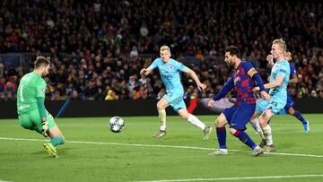 Lionel Messi falla ante Kolar.