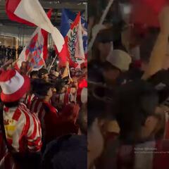 ¡Sí hubo capital rojiblanca! Dan serenata a Chivas previo al Clásico en Concacaf