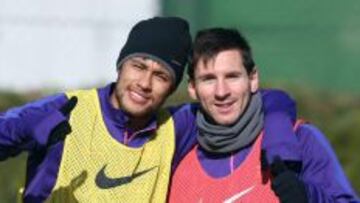 Messi y Neymar.