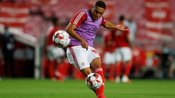 Carlos Vinícius, con el Benfica.
