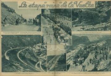 Recorrido por las mejores im¨¢genes de la I Vuelta a Espa?a a trav¨¦s de la edici¨®n de AS Semanal de 1935.