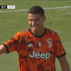 Vive por y para el gol: Cristiano y su maniobra antes de marcar para poder fusilar la portería