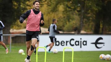 Elgezabal no podrá jugar el derbi ante la Ponferradina el domingo.