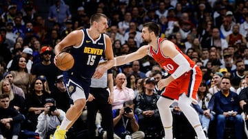 The LA Clippers host the Denver Nuggets at the Intuit Dome, with the series tied one apiece.