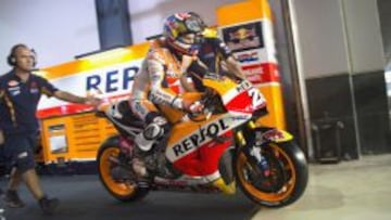 Dani Pedrosa en Doha.