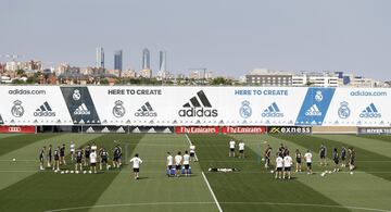 El Madrid prepara su estreno liguero ante el Getafe