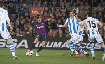 Jordi Alba anotó el 2-1.